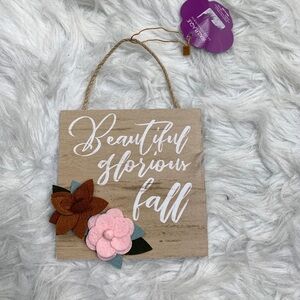 🎉HP🎉🆕beautiful flower home decor sign